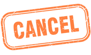 cancel
