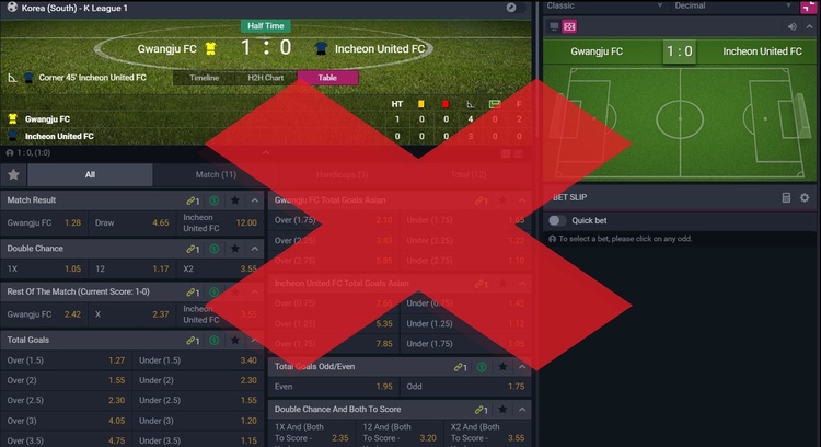 in play betting big red cross