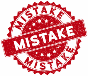 mistake