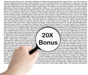 wagering requirements small print