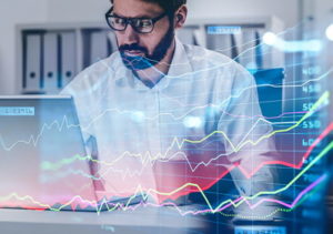 trader analysing markets