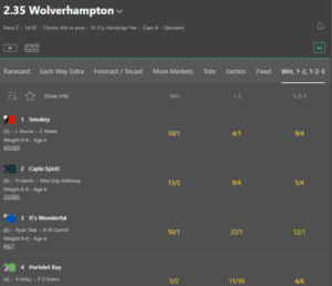 win 1-2-3 bet example