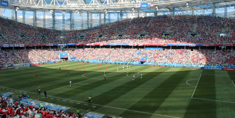 england game at the 2018 world cup