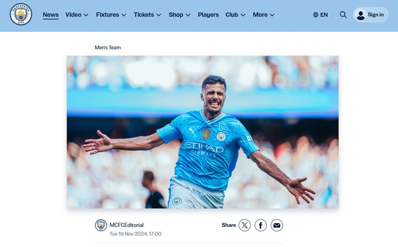 Rodri Man City