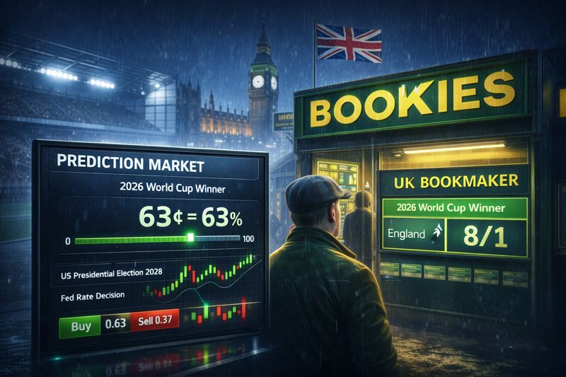 uk bookie and punter vs prediction markets